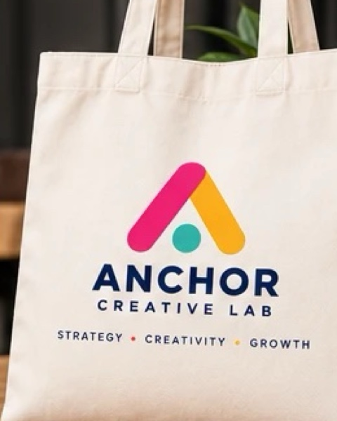 Anchor Creative Lab canvas tote bag